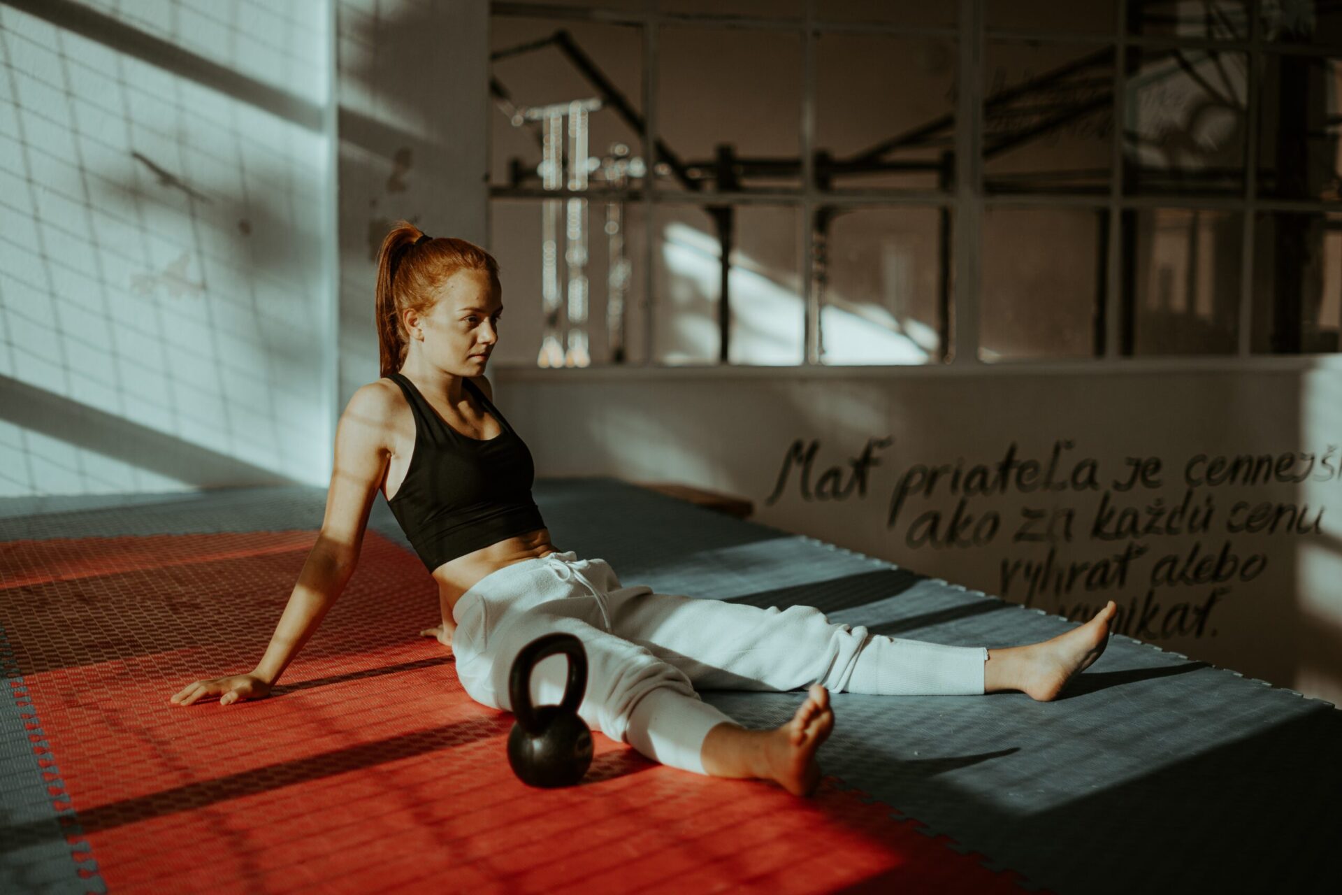 Rubber Dumbbells Gym Shoot 3