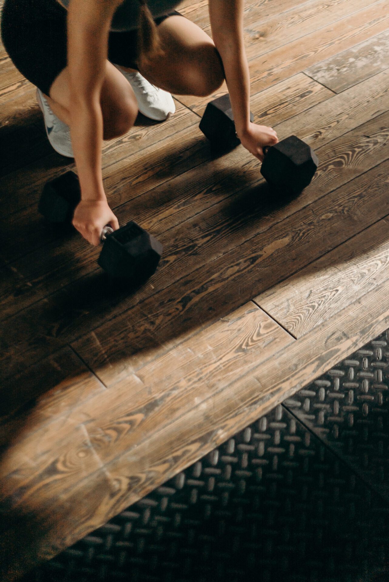 Rubber Dumbbells Gym Shoot 12